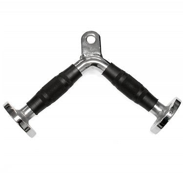 CAP Triceps Press Down Bar with Rubber Handgrips | Chrome - Pure Craft Industries