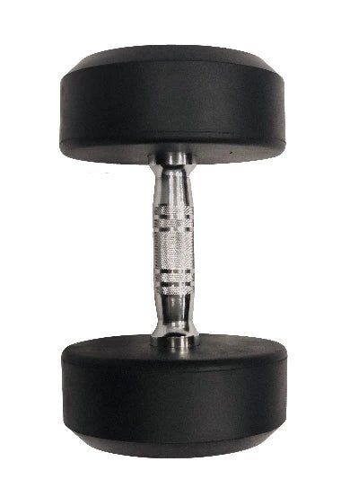 Commercial Pro Style Rubber Dumbbell Set 5LB–50LB (550LB Total Weight) - Pure Craft Industries