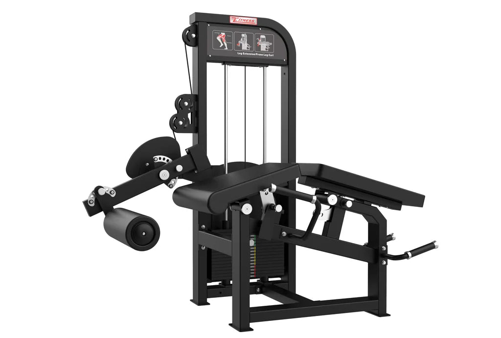 Pin-Loaded Leg Extension / Prone Leg Curl Combo Machine (Model PCIG-5044) Pure Craft Industries