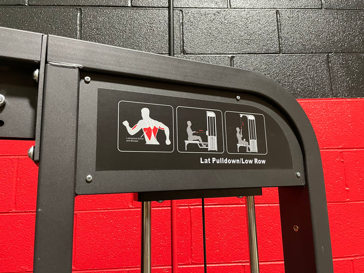PureCraft Pro Series Lat Pulldown & Low Row – Dual-Function Selectorized Machine (PCI-5057) Pure Craft Industries