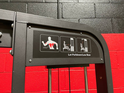 PureCraft Pro Series Lat Pulldown & Low Row – Dual-Function Selectorized Machine (PCI-5057) Pure Craft Industries