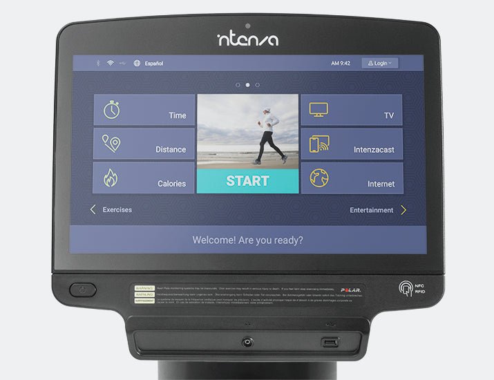 Intenza 550 Entertainment Treadmill with Advanced Connectivity and Intenzacast™ - Pure Craft Industries