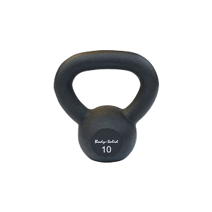 KBR10 - Iron Powder Coat Kettlebells 10 Pounds - Body-Solid - Pure Craft Industries