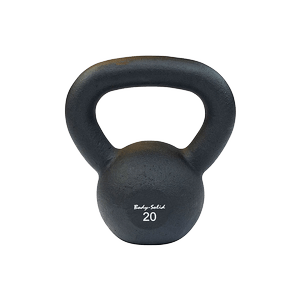 KBR20 - Iron Powder Coat Kettlebells 20 Pounds - Body-Solid - Pure Craft Industries