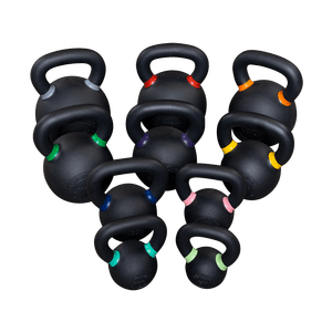 KBR25 - Iron Powder Coat Kettlebells 25 Pounds - Body-Solid - Pure Craft Industries