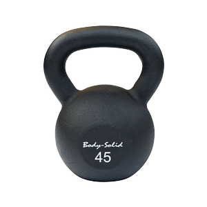 KBR45 - Iron Powder Coat Kettlebells 45 Pounds - Body-Solid - Pure Craft Industries