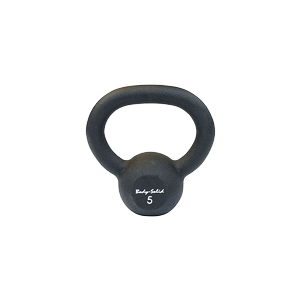 KBR5 - Iron Powder Coat Kettlebells 5 Pounds - Body-Solid - Pure Craft Industries