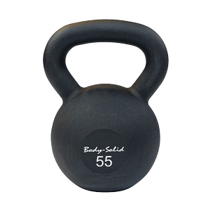 KBR55 - Iron Powder Coat Kettlebells 55 Pounds - Body-Solid - Pure Craft Industries
