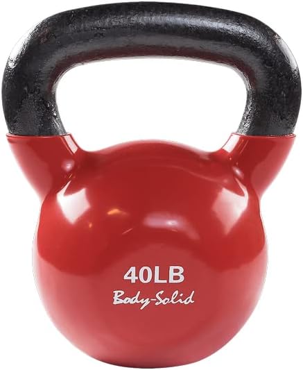 KBV40 - 40 lb. Vinyl Dipped Kettlebells - Body-Solid - Pure Craft Industries