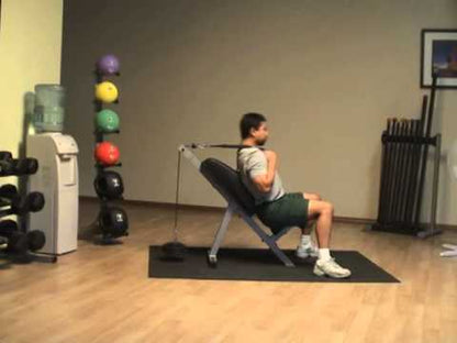 Powerline Ab Crunch, Tricep Bench